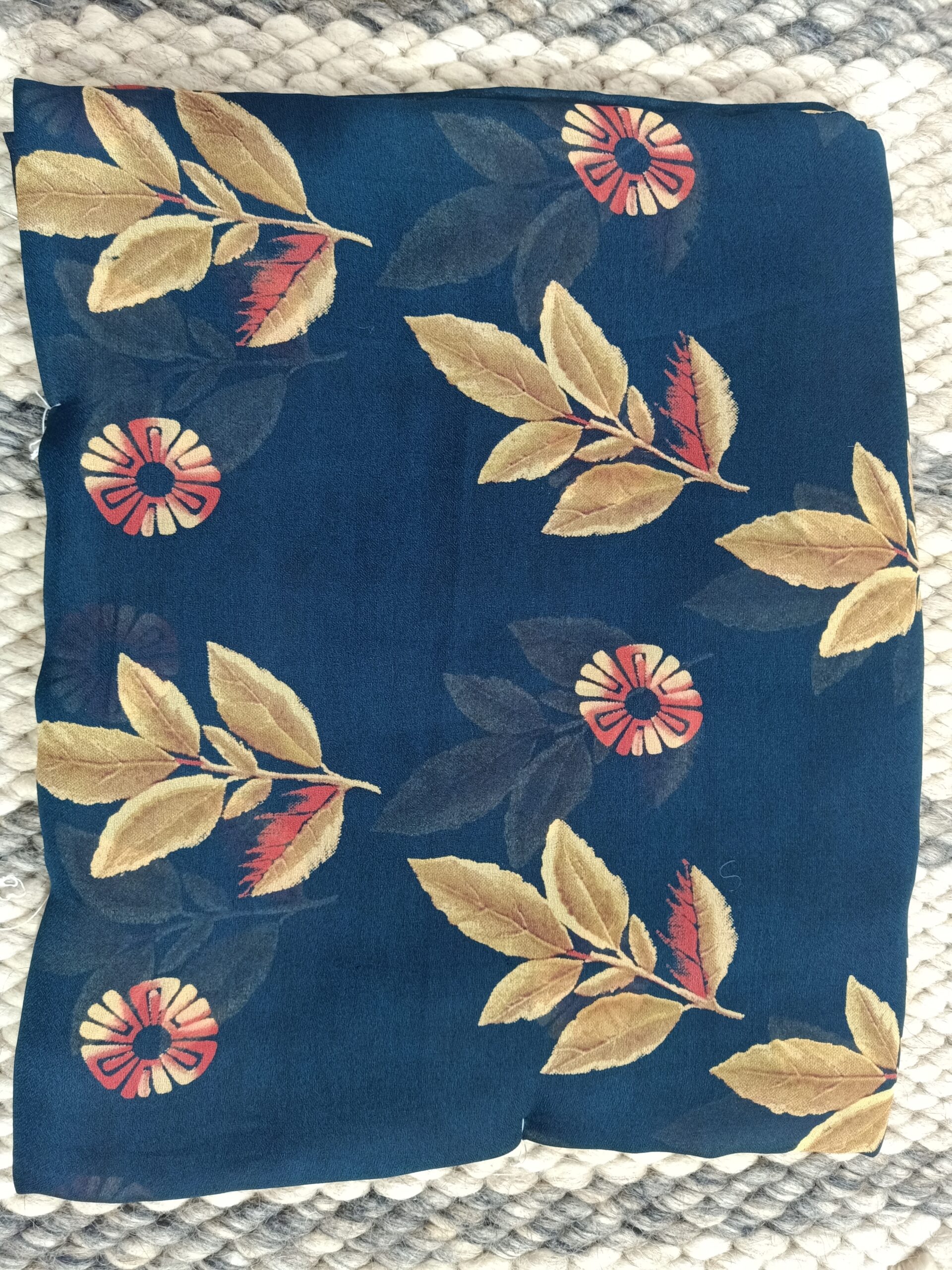 Georgette printed saree