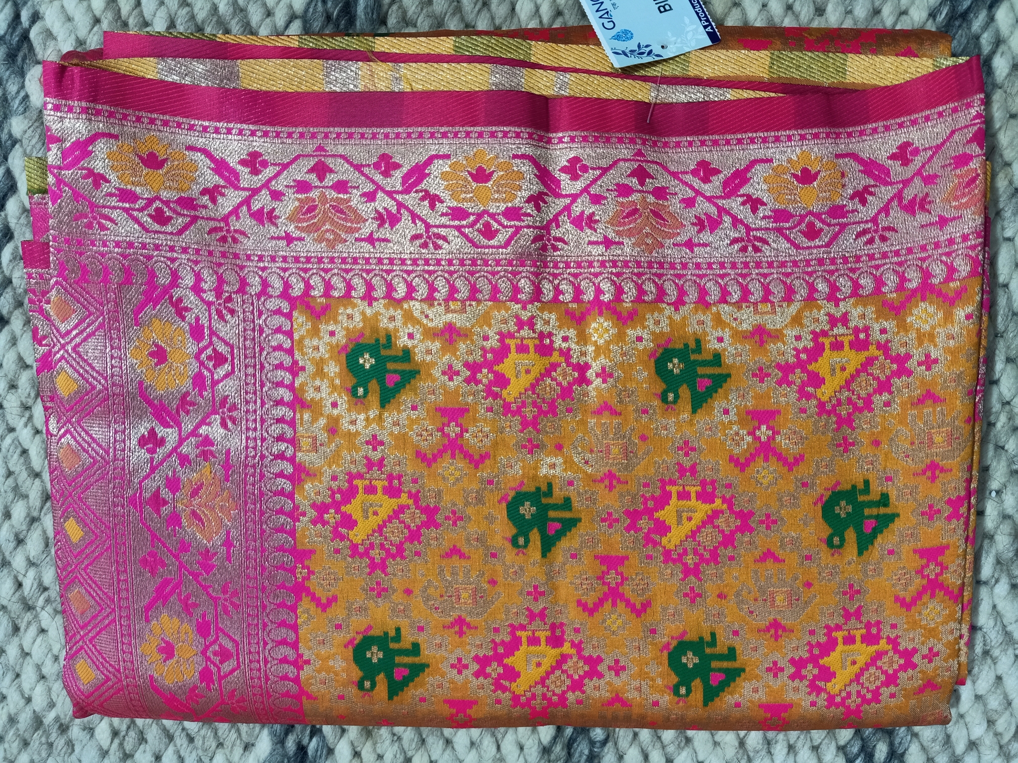 Gangajal Jacquard Banarasi Saree