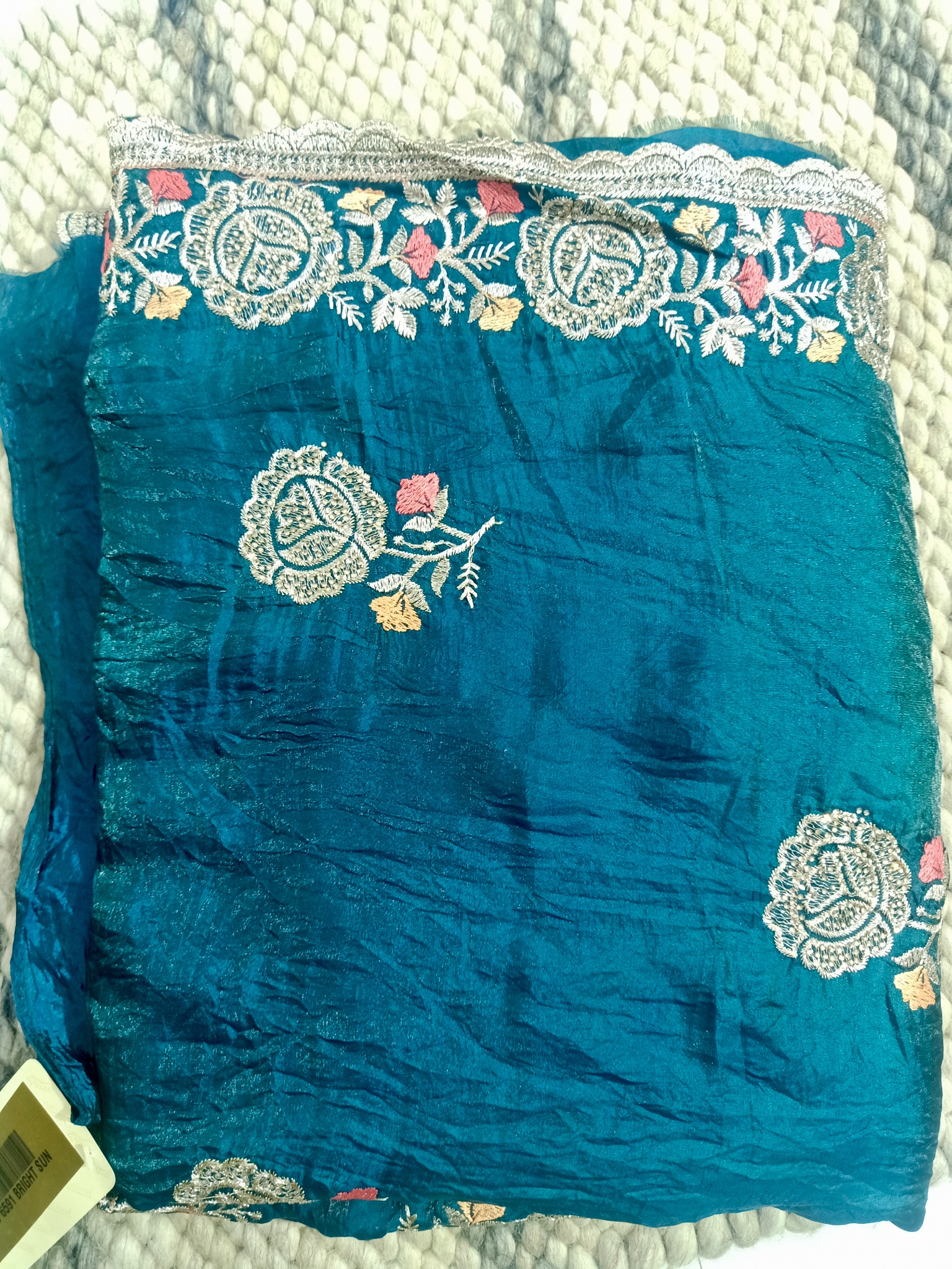 Embroidered Premium Tissue Silk Saree BB-6591 Model Catalog Embroidered Premium Tissue Silk Saree BB-6591 Model Catalog