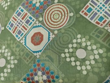 Designer Light Green Tissue Saree with Seroski Work